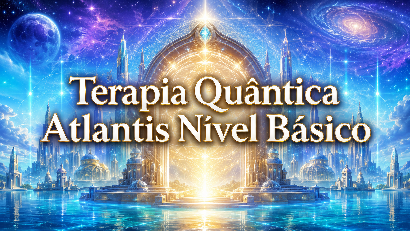 Capa do curso Terapia Quântica Atlantis Nível Básico
