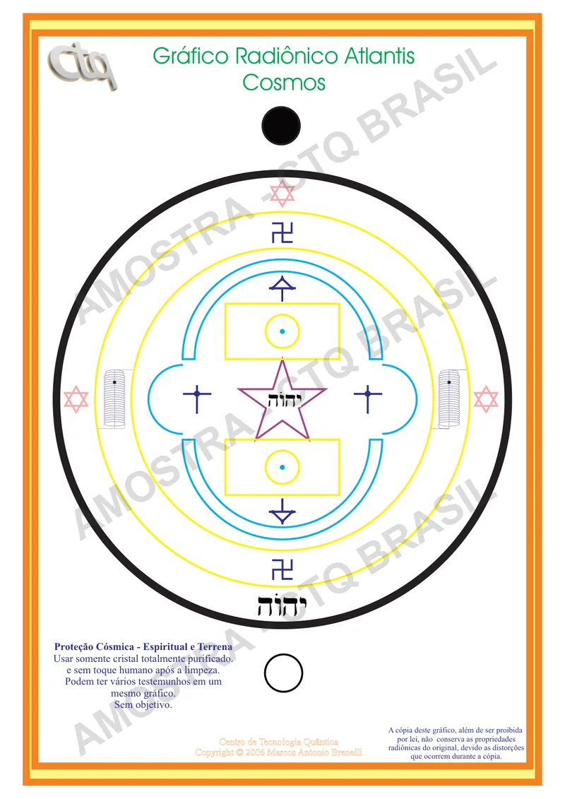 Imagem de Gráfico Radiônico Atlantis Cosmos