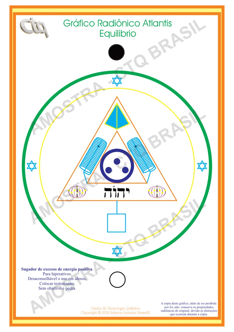 Imagem de Gráfico Radiônico Atlantis Equilibrio