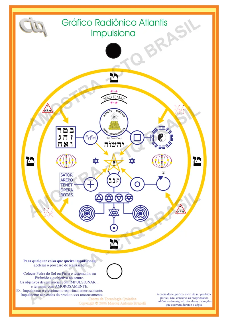 Imagem de Gráfico Radiônico Atlantis Impulsiona